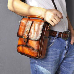 Original Leather Male Design Casual Shoulder messenger bag Crossbody