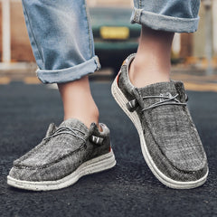 Large Size Outdoor Men Casual Denim Canvas Shoes Vulcanize Shoes