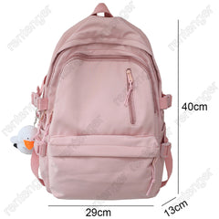 Fashion waterproof Bag Women Kawaii Trendy College Student Backpack