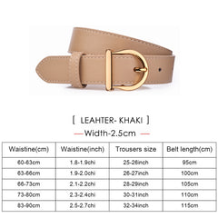 Belt Genuine Leather Ladies Thin Belts Fashion Jeans Windbreaker Waistband