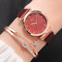 Bracelet Quartz For Women Magnetic Watch Ladies Sports