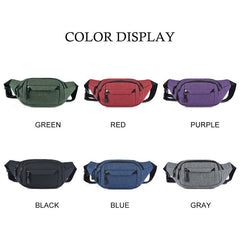 Men Waist Bag Pack Men Wallet Purse Casual Large Phone Belt Bag
