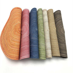 Round Cotton Woven Nordic Non-slip Kitchen Accessories Placemat
