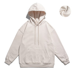 Oversized Graphic Hooded Hoodies Mens Thick Streetwear