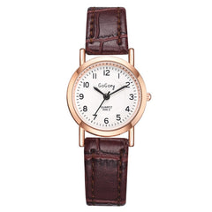Bamboo Knot Vintage Leather Women Small Watches Designer