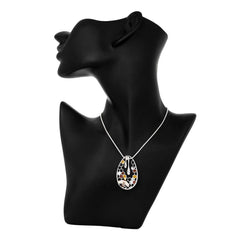 Vintage Honeycomb Choker Gold Bee Snake Chain Pendant Necklaces