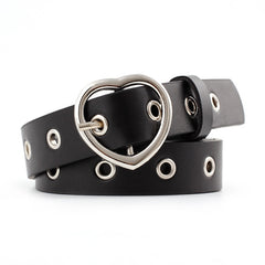 sweetheart buckle with adjustable ladies luxury brand cute Heart-shaped