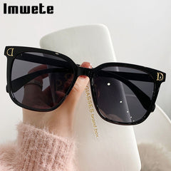Fashion Oversized Sunglasses Square Design Vintage