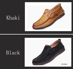 Genuine Leather Men Shoes Casual Mens Loafers Moccasins