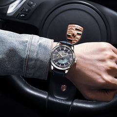 Men Watch Mechanical Automatic Wristwatch Stainless Steel