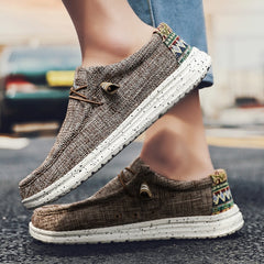 Large Size Outdoor Men Casual Denim Canvas Shoes Vulcanize Shoes