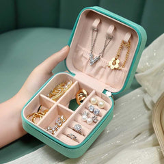PU Jewelry Organizer Display Travel Jewelry Case Boxes Travel Portable Box