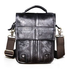 Leather Male Casual Design Shoulder Messenger bag Cowhide Fashion Cross-body