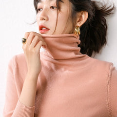 Sweater Turtleneck Slim Fit Basic Pullovers Fashion Knit Tops