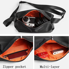 School Messenger Bag Crossbody Soft Oxford Shoulder Bag