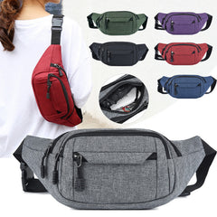 Men Waist Bag Pack Men Wallet Purse Casual Large Phone Belt Bag