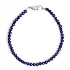 Lapis bracelet for Men Lapis lazuli Bead Bracelet