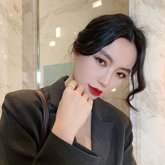 Pearl Zircon Rings for Woman 2021 Vintage Sexy Open Ring