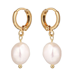 Fashion Irregular Pearl Dangle Earrings