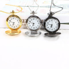 Pendant Pocket Watch Modern Arabic Number Analog