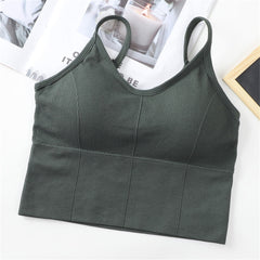 Sports Bras Women Push Up Solid Sports Bra Jogging Gym