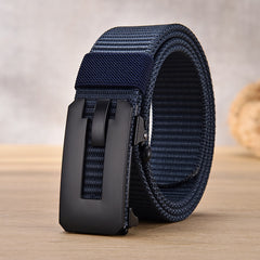 Men Belt Army Outdoor Sports Designer Automatic Buckle Male