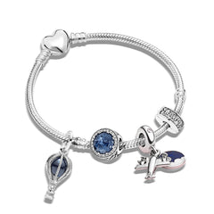 Ocean Collection Blue Turtle Seahorse Narwhal Beaded Dolphin Charm Bracelets