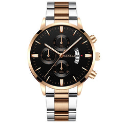 Fashion Mens Sports Watches Luxury Men Stainless Steel Quartz