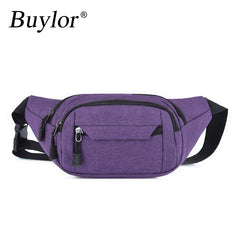 Buylor Waist Bag Oxford Waist Packs Simple Casual Fashion Ladies