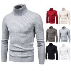 Warm Turtleneck Sweater Men Pull Homme Casual Pullover