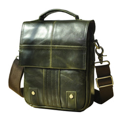 Leather Male Casual Design Shoulder Messenger bag Cowhide Fashion Cross-body