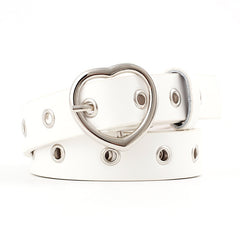 sweetheart buckle with adjustable ladies luxury brand cute Heart-shaped