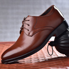 Men Leather Shoes Business Dress Shoes All-Match Casual Shoes