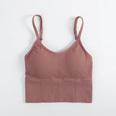 Seamless Anti-sweat Shockproof Padded Breathable Sports Bra