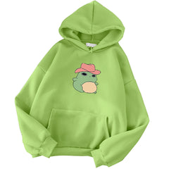 Frog Hoodie Vintage Harajuku Women's Winter Hoodies Kawaii Cute