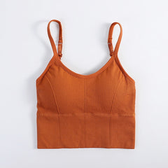 Seamless Anti-sweat Shockproof Padded Breathable Sports Bra