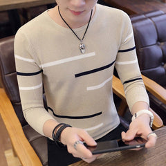 Sweaters And Pullovers Men Long Sleeve Knitted Sweater