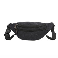 Casual Canvas Waist Bag Unisex Functional Waist Bag