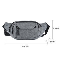 Men Waist Bag Pack Men Wallet Purse Casual Large Phone Belt Bag