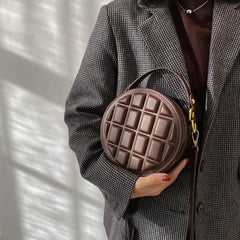 Square Round Cake Handbag Female Bag