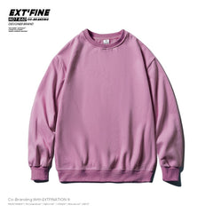 Men Solid Color Sweatshirts Male Oversized Hoodies Streetwear