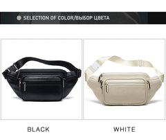 Genuine Leather Belt Bag Women Waist Bags