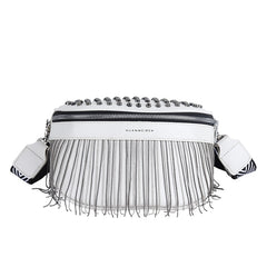 Fashion Tassel Leather Large Capacity Crossbody Chest Bag