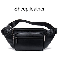 Genuine Leather Belt Bag Women Waist Bags