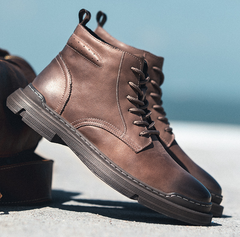 Men Classic Business Formal Shoes Autumn Winter Work Ankle Boots