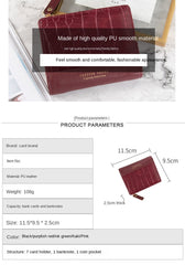 Small Women Wallet Female Pattern Zipper Coin Purses