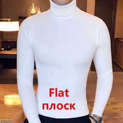 High Neck Thick Warm Sweater Mens Sweaters Slim Fit Pullover