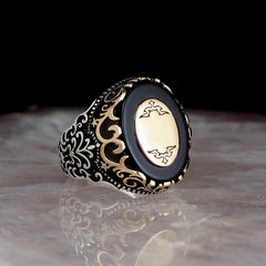 Retro Handmade Turkish Signet Ring