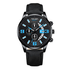 hombre Mens Fashion Business Watches Men Sports Stainless Steel Quartz