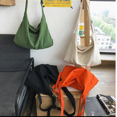 Fashion Versatile Messenger Bag Large Capacity Retro Canvas